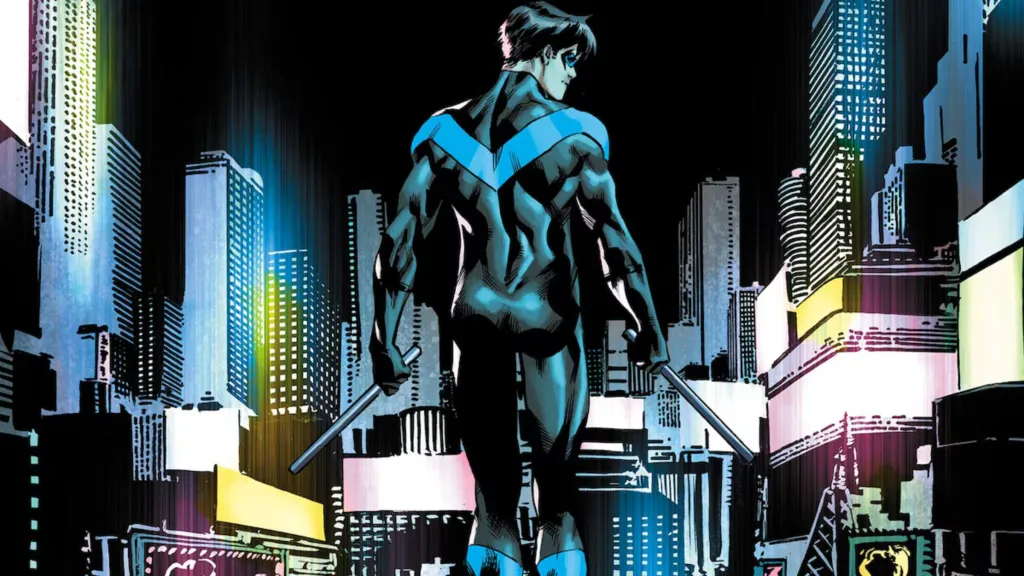 Nightwing in Blüdhaven in DC Comics