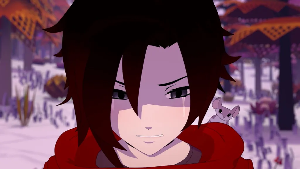 RWBY Volume 9 Ruby Breaks Down with Little