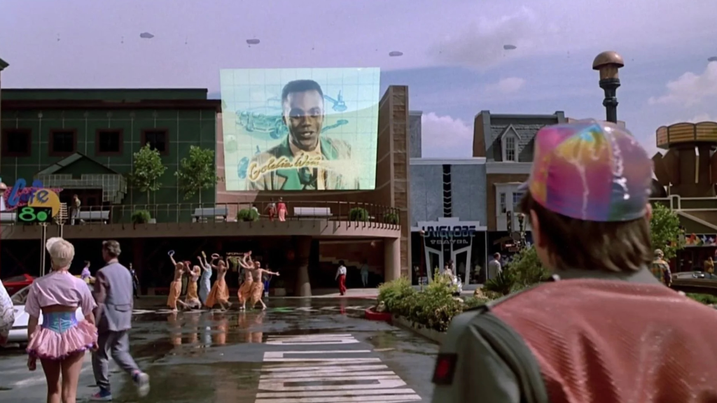 Marty McFly in 2015 in Back to the Future Part II