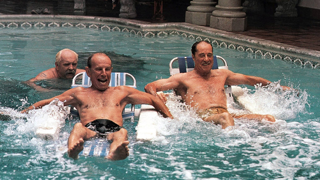 Three men in a pool in Cocoon (1985)