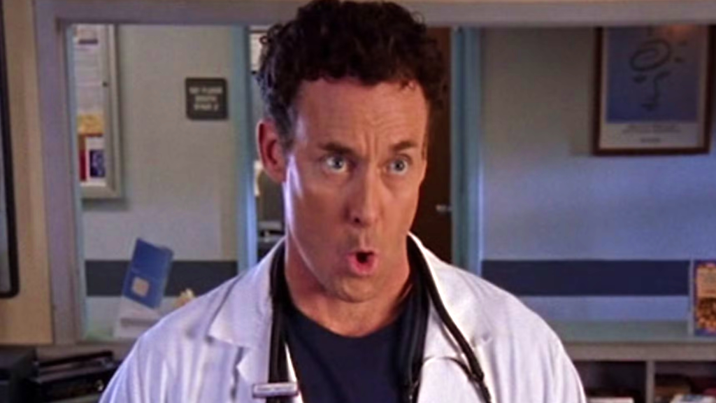 John C McGinley as Dr Cox in Scrubs