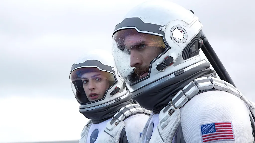 Anne Hathaway and Matthew McConaughey in Interstellar