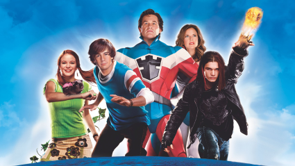 A promotional image for Sky High (2005)