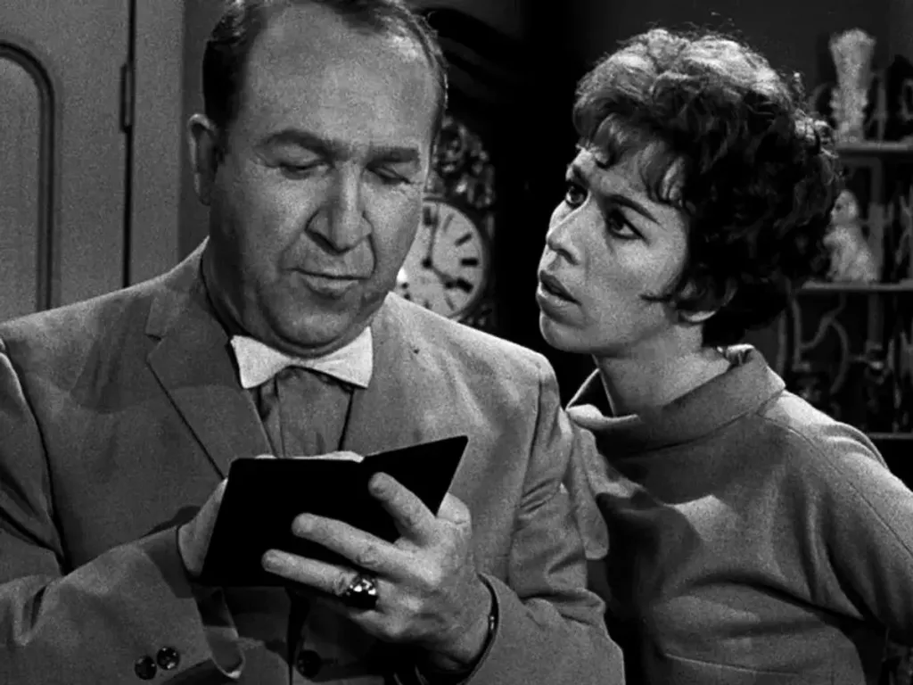 A Still from The Twilight Zone episode “Cavender Is Coming"