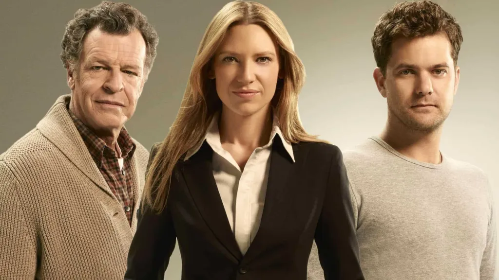 Anna Torv, John Noble, and Joshua Jackson in Fringe