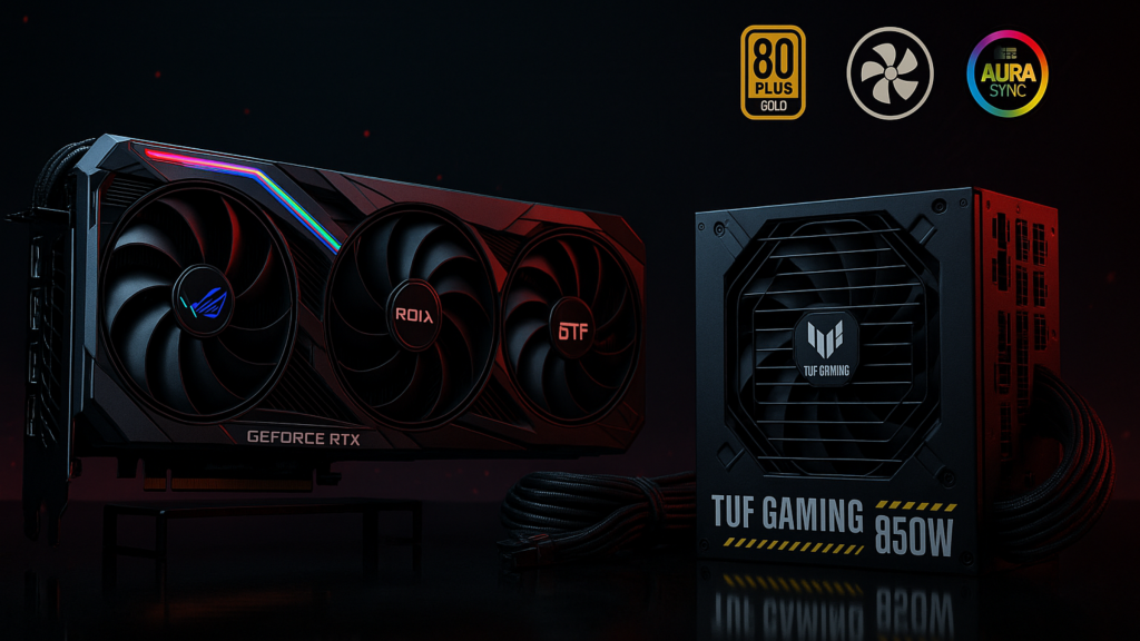 ASUS Components: GPUs & Power Supplies