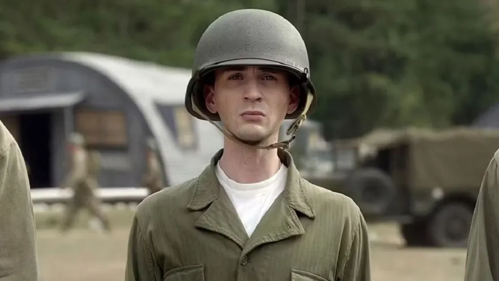skinnny Steve Rogers in Captain America: The First Avenger