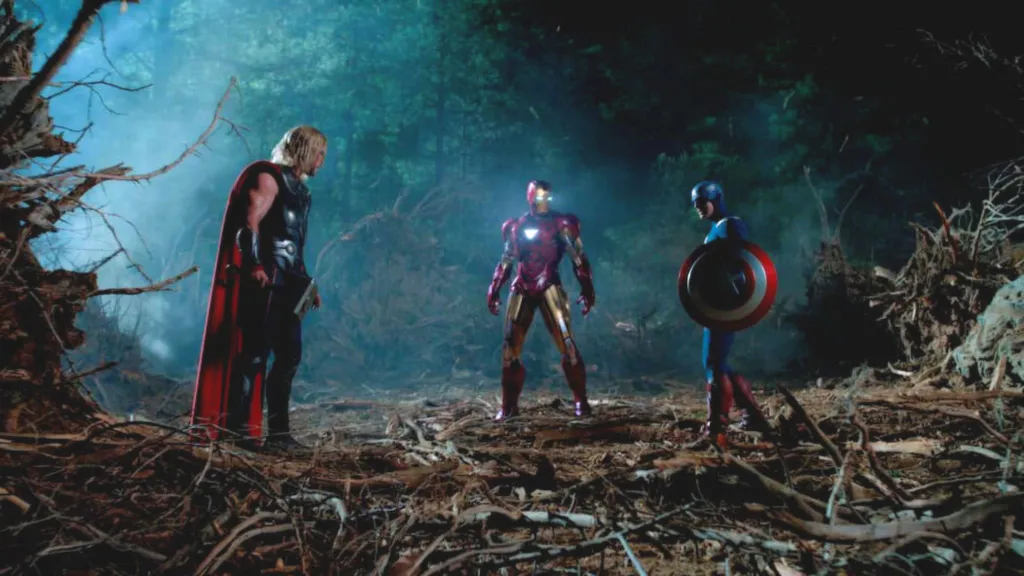 Thor, Captain America, Iron Man The Avengers
