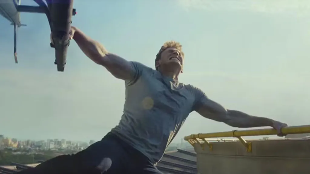 Captain America: Civl War helicopter scene