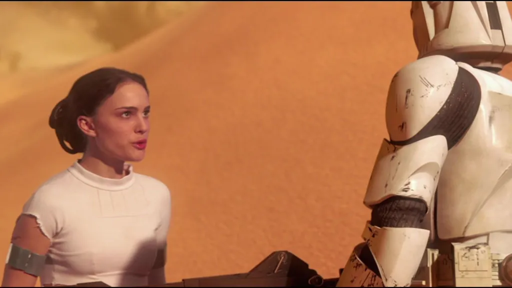 Padme in Star Wars: Attack of the Clones