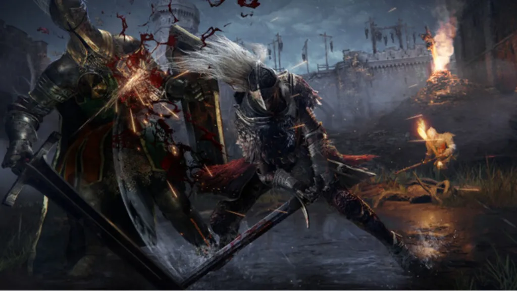 Elden Ring Battle Screenshot
