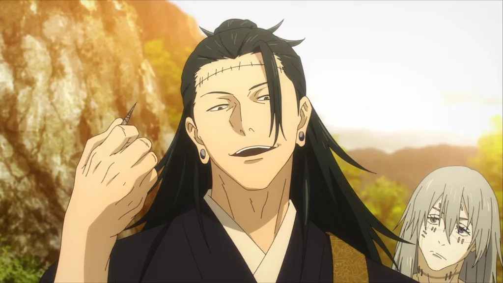 Kenjaku with Mahito in background