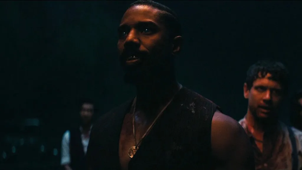 Michael B. Jordan and Jack O'Connell in Sinners