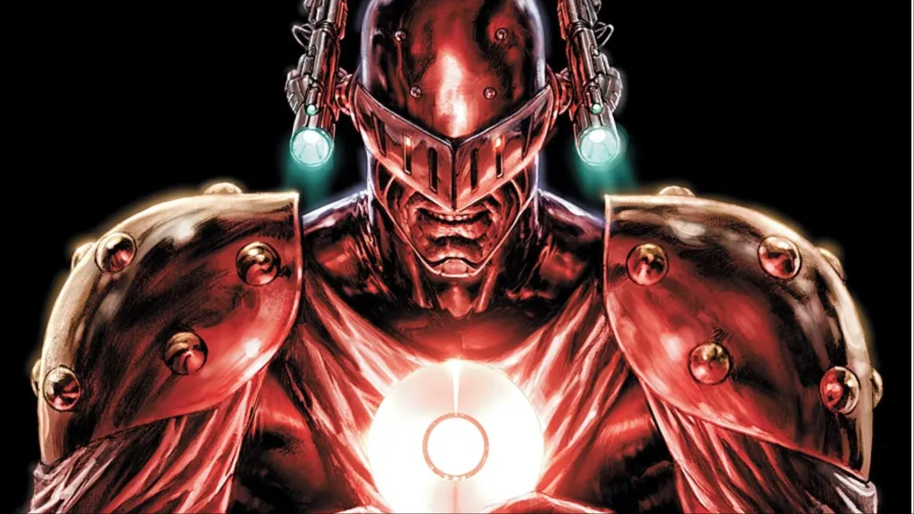 Prometheus holding a glowing CD