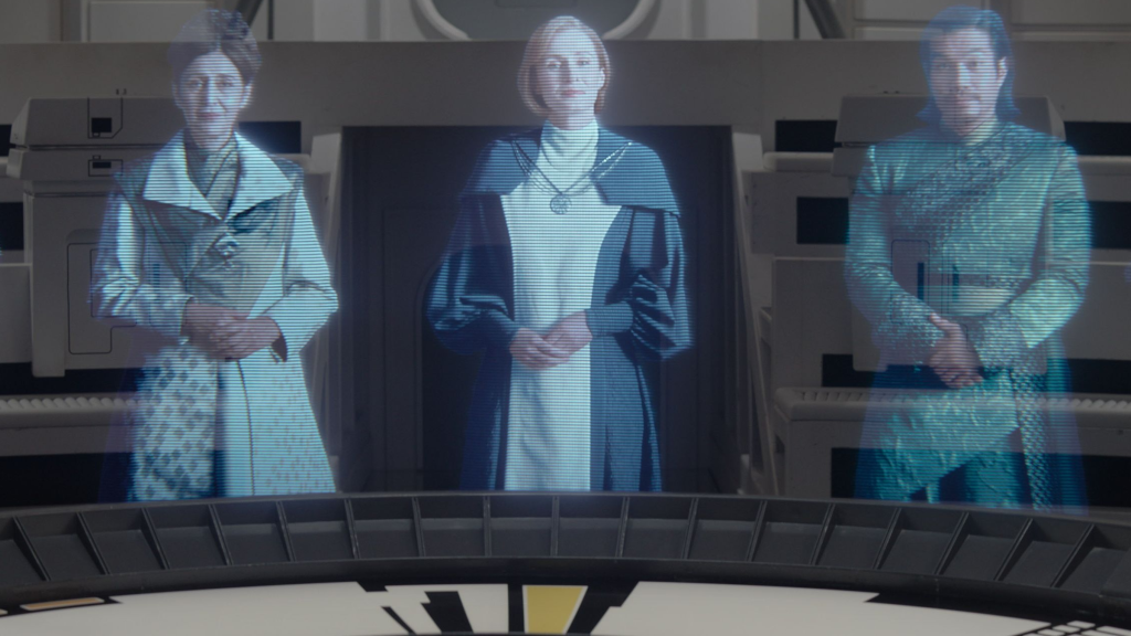 Mon Mothma and the New Republic Senate in Ahsoka Season 1