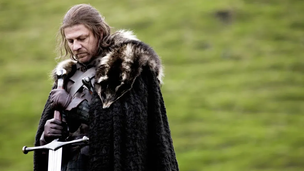 Sean Bean as Ned Stark in Game of Thrones