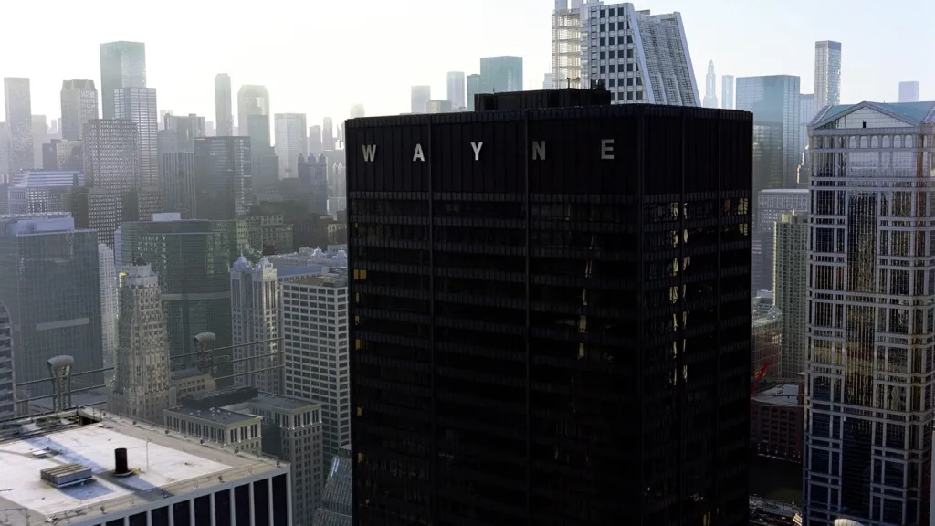 Wayne Enterprises building in The Dark Knight