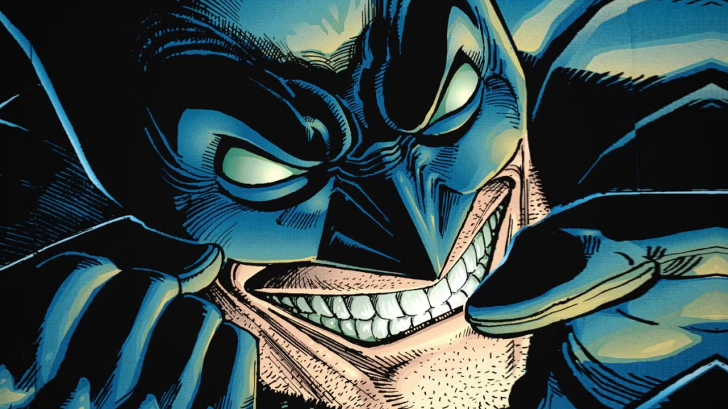 Batman smiling in DC comics