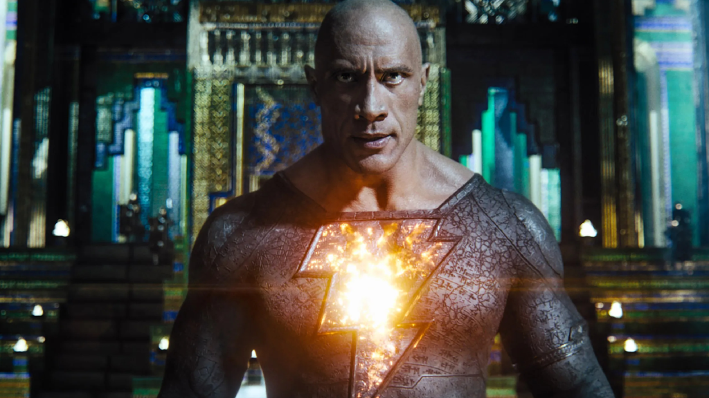 Dwayne Johnson as Black Adam in the DCEU