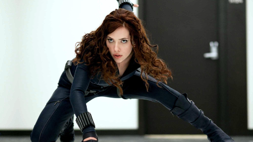 Scarlett Johansson's Black Widow in Iron Man 2