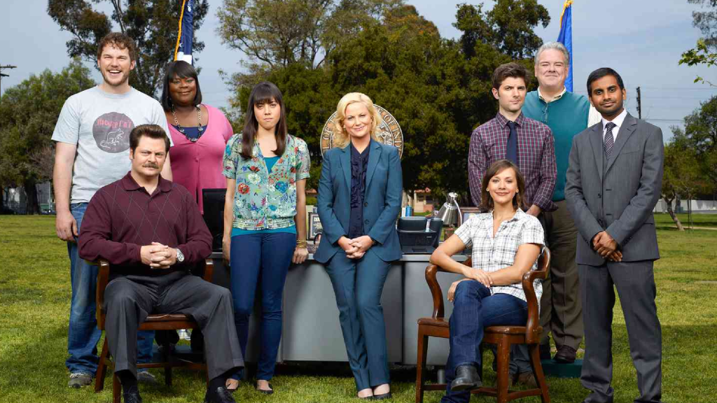 The cast of Parks and Recreation