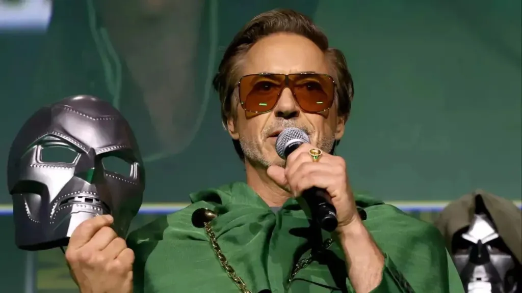 RDJ as Doctor Doom as SDCC.