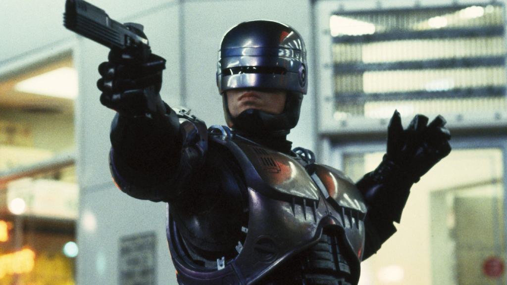 Peter Weller as RoboCop in RoboCop (1987)