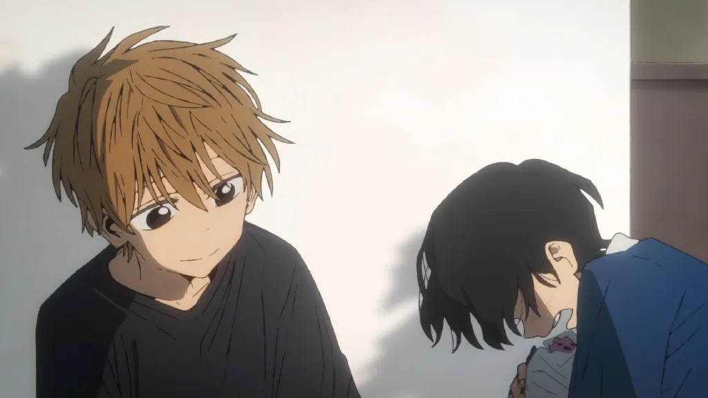 Naoki and Junya in  Takopi's Original Sin anime darkest moments