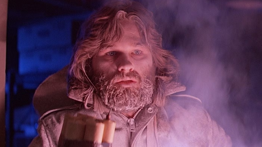 Kurt Russell as MacReady in The Thing (1982)