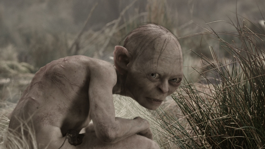 Andy Serkis as Gollum in The Lord of the Rings The Two Towers