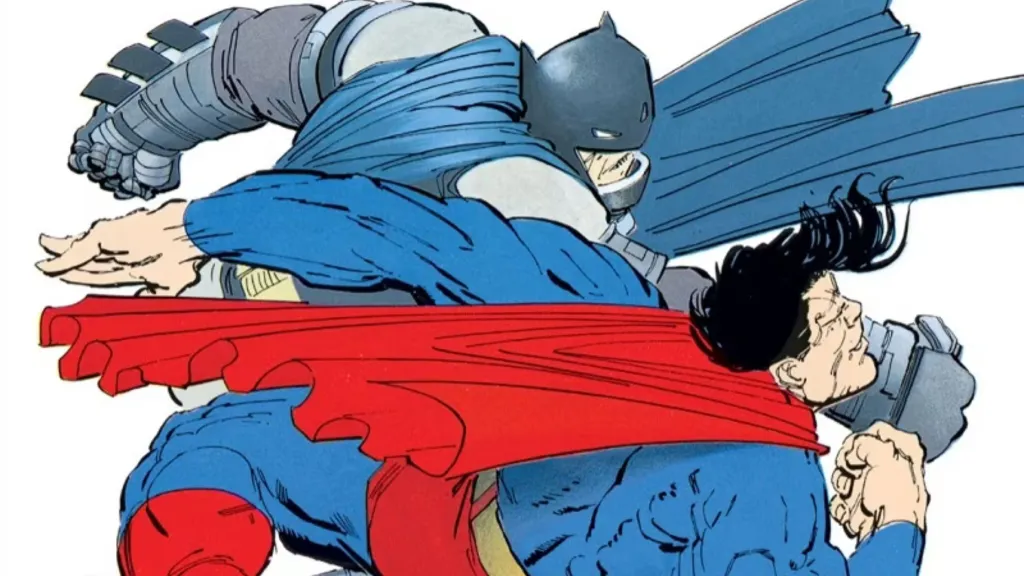 Batman vs Superman in Dark Knight Returns