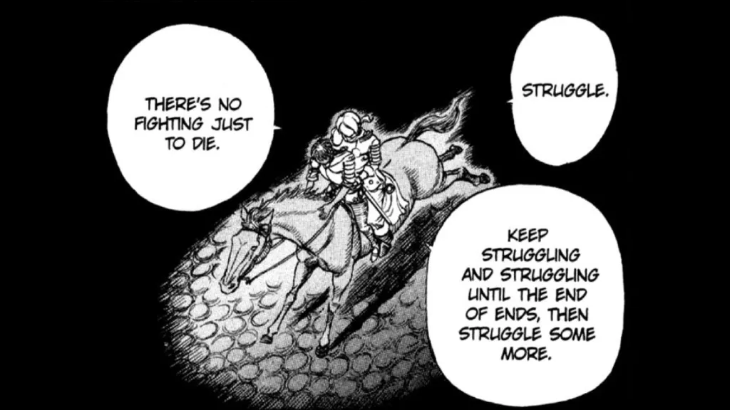 Best Berserk Quotes Judeau's struggle
