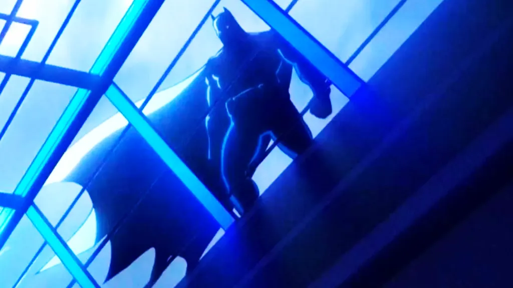 DCU's Batman silhouette in Creature Commandos