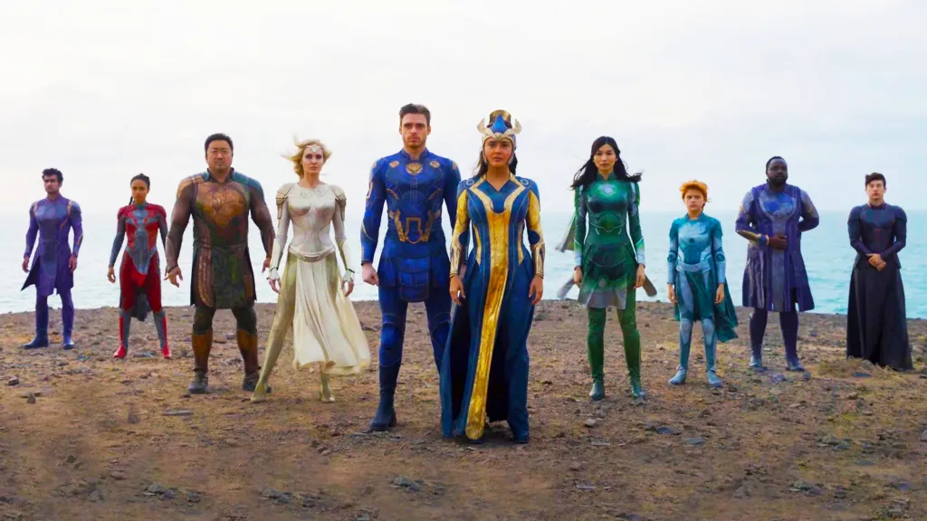 Eternals lined up in Eternals