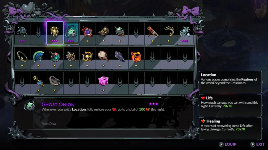 Ghost Onion Keepsake Hades 2