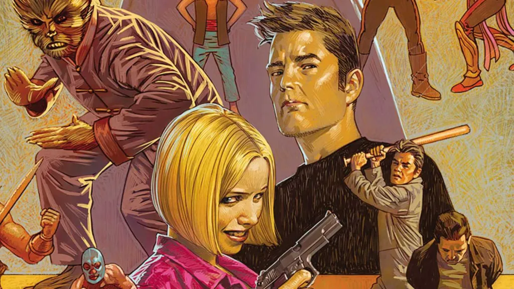 The cover to the Criminal hardcover, with various characters from the series