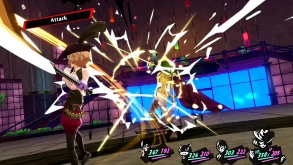 Persona 5 Royal Combat Screenshot