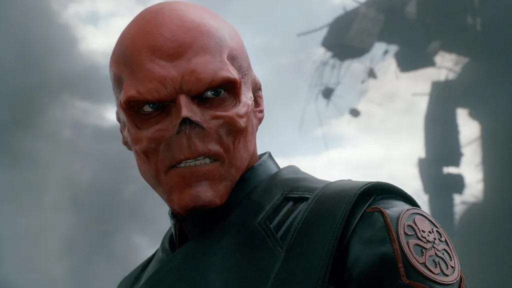 Hugo Weaving as Red Skull in Captain America: The First Avenger