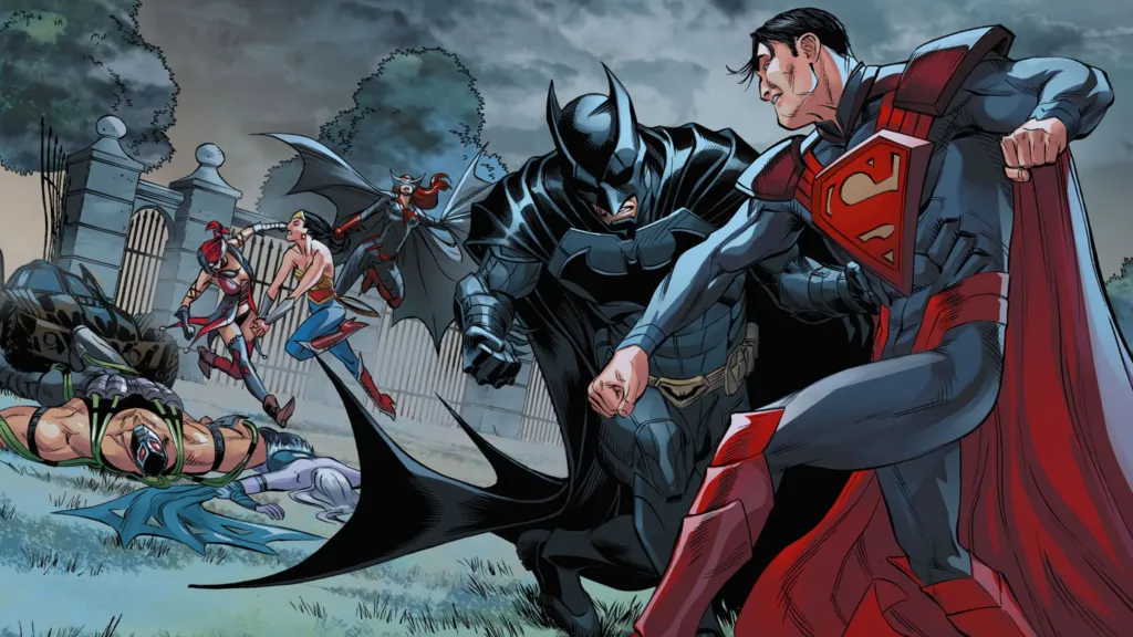 Superman vs Batman in Injustice