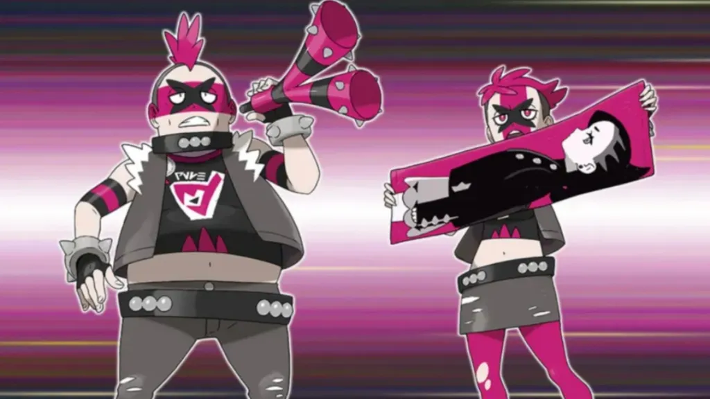 Team Yell from Pokemon