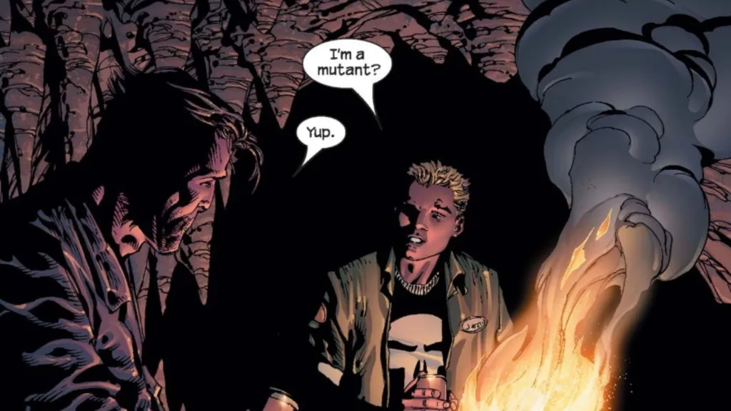 Wolverine talking to Jesse in X-Men