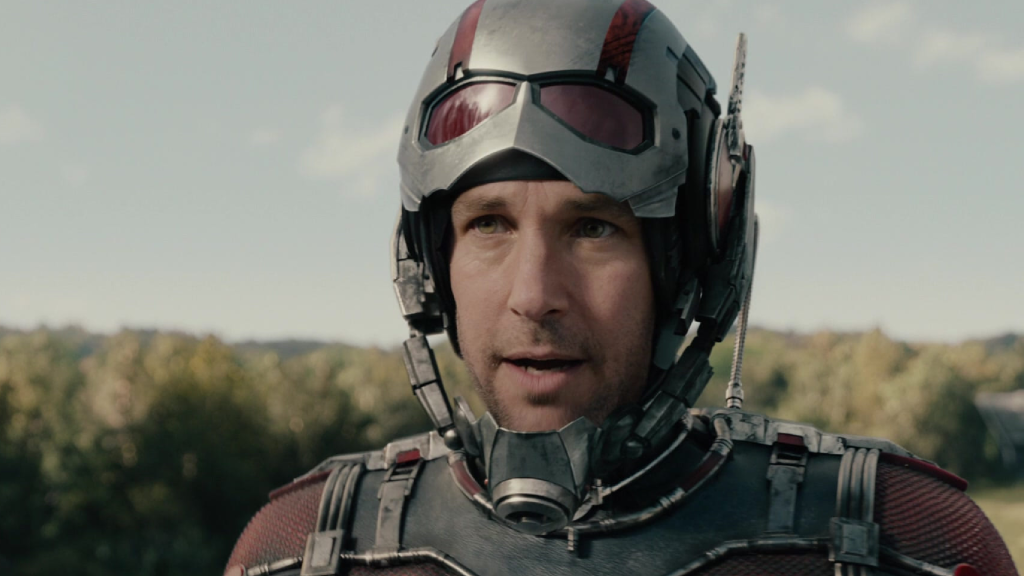 Paul Rudd as Scott Lang in Ant-Man