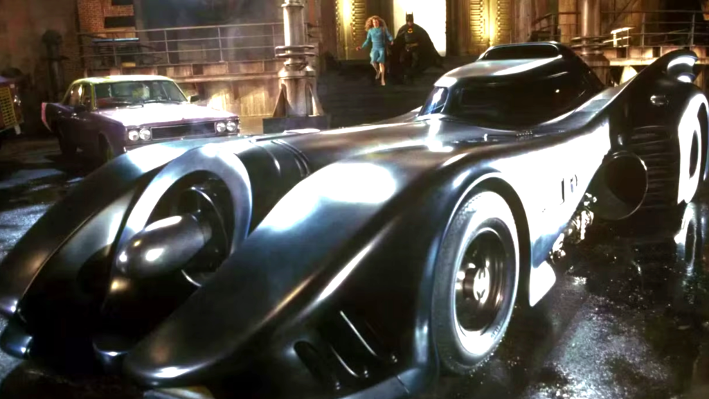 The Batmobile in Tim Burton's 1989 film Batman