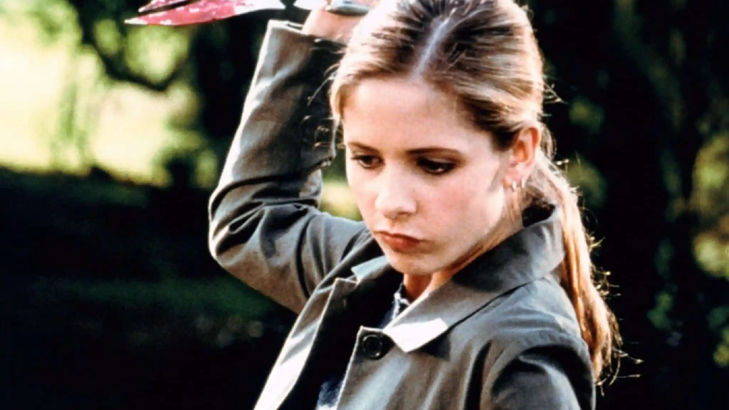 Sarah Michelle Gellar as Buffy in Buffy the Vampire Slayer