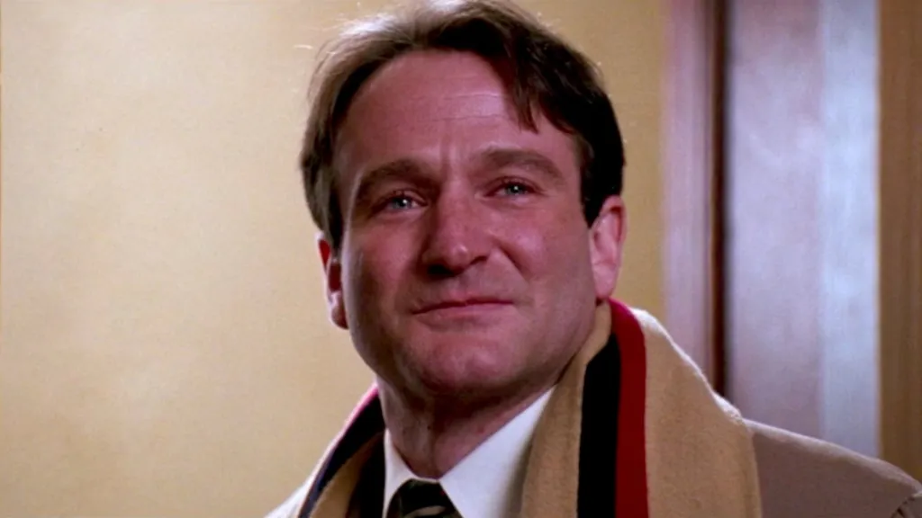 Robin Williams as John Keating in Dead Poets Society