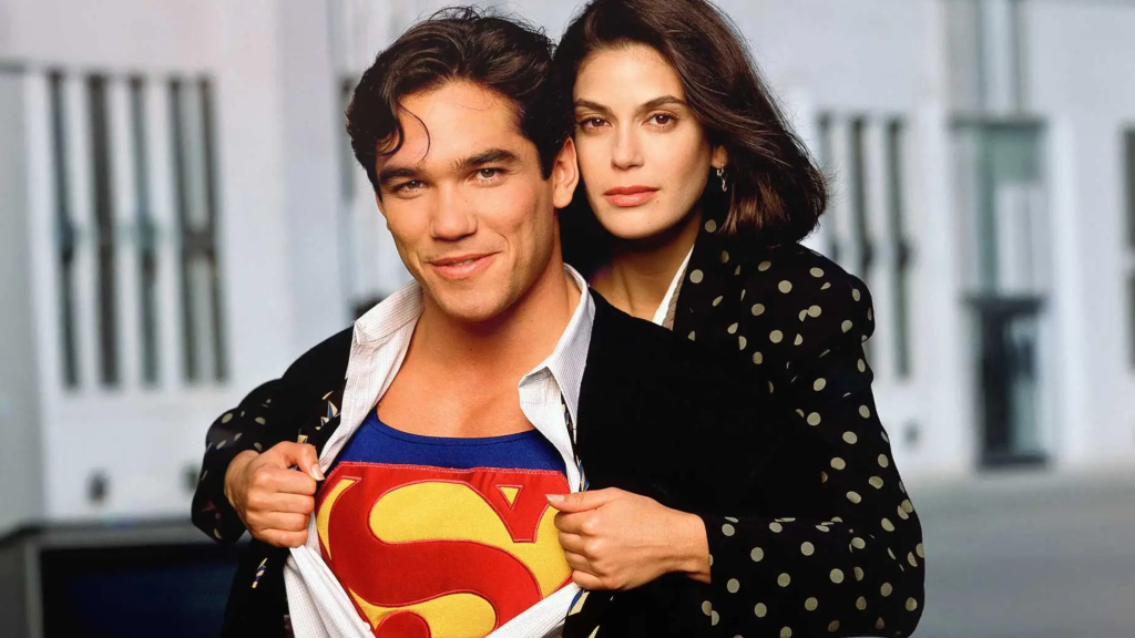 Dean Cain as Superman and Teri Hatcher as Lois Lane in Lois & Clark: The New Adventures of Superman