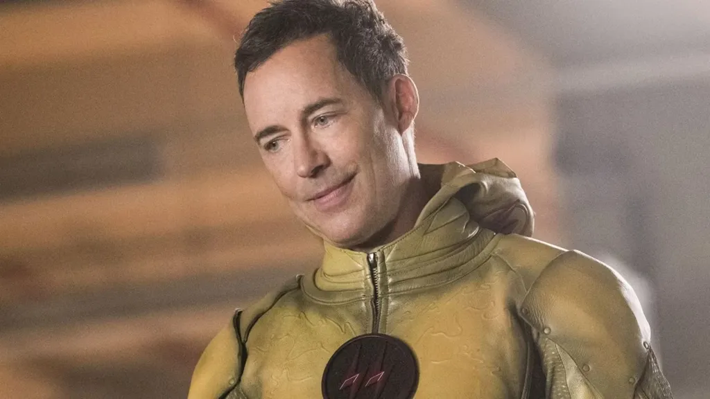 Reverse-Flash smirking in The Flash.