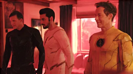 Reverse-Flash, Zoom, and Godspeed in The Flash.