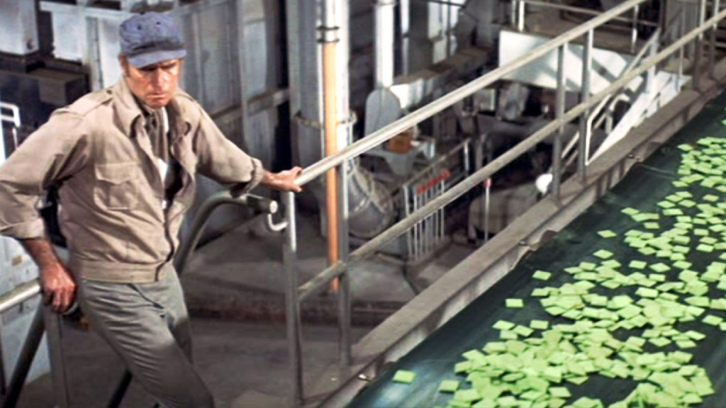 Charlton Heston in Soylent Green