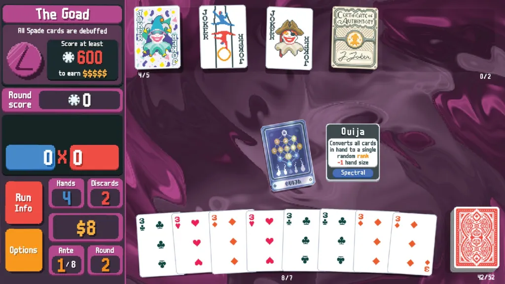 Balatro on Game Pass